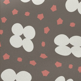 Geometric Patchwork Flowers Midweight Cotton Poplin