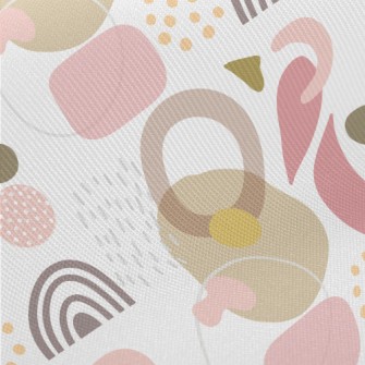 Rich Geometric Figures Midweight Cotton Poplin