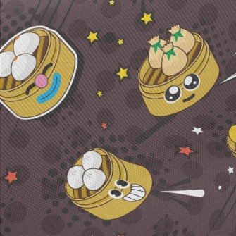 Hong Kong Style Steamed Snacks Midweight Cotton Poplin