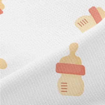 Simple And Cute Baby Bottle Piqué