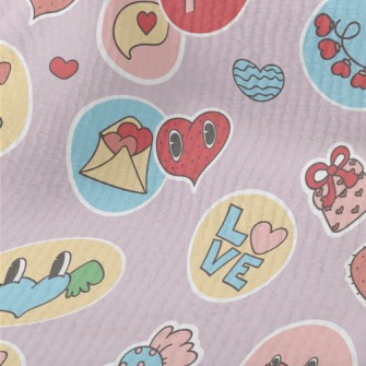 Various Heart Patterns Represe Terry