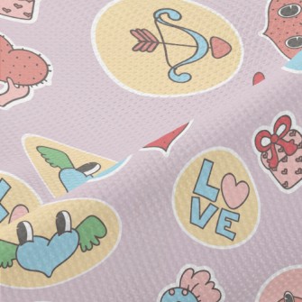 Various Heart Patterns Represe Piqué