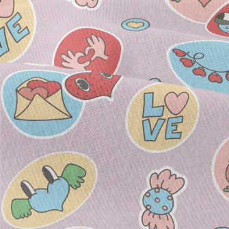 Various Heart Patterns Represe Modern Jersey