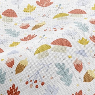 Cartoon Hazelnut Mushroom Performance Linen