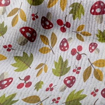 Poisonous Mushrooms And Leaves Terry