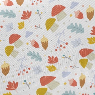 Cartoon Hazelnut Mushroom Twill