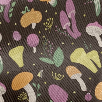 Butterfly Bug Mushroom Standard Corduroy