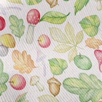 Rich Fruits And Vegetables In  Standard Corduroy