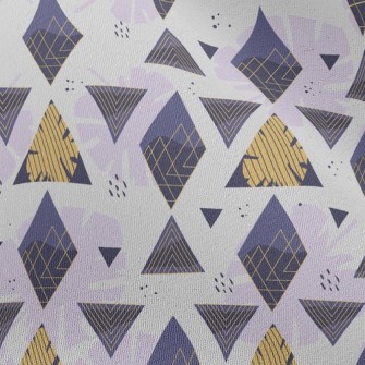 Leaves And Triangles Chiffon