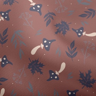 Mushrooms And Fallen Leaves Dobby