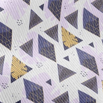Leaves And Triangles Standard Corduroy