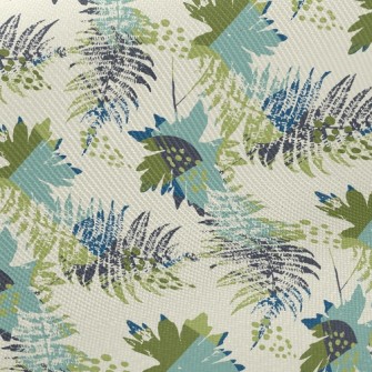 Artistic Splash Leaves Twill