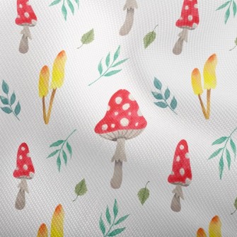 Mushrooms And Leaves Dobby