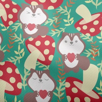 Squirrels Love Mushrooms Dobby