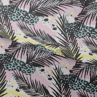 Leopard Print Art Leaves Waterproof Oxford