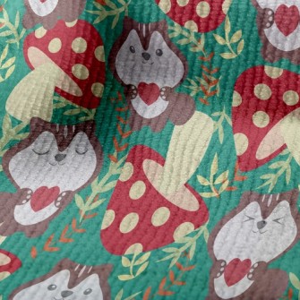 Squirrels Love Mushrooms Terry