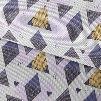 Leaves And Triangles Waterproof Oxford