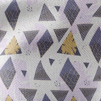 Leaves And Triangles Waterproof Canvas