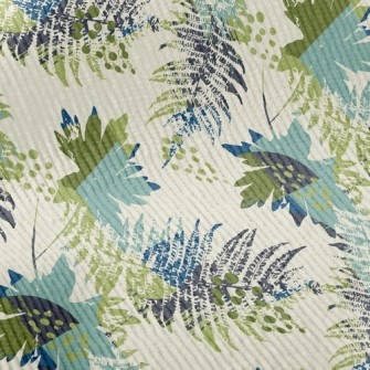 Artistic Splash Leaves Standard Corduroy