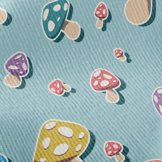 Colorful Mushrooms Standard Corduroy