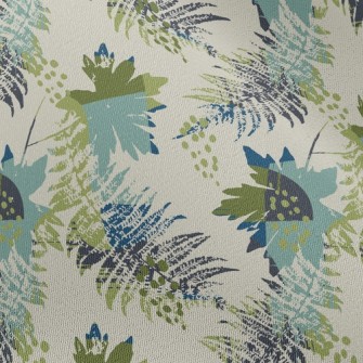 Artistic Splash Leaves Chiffon