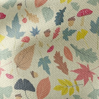 Autumn Fruit Leaves Waterproof Canvas