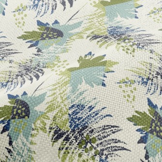 Artistic Splash Leaves Performance Linen