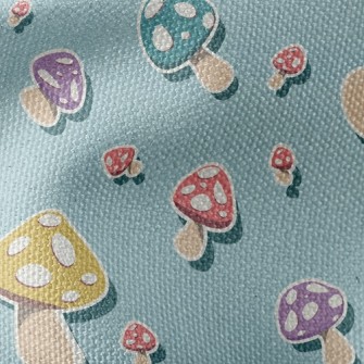 Colorful Mushrooms Waterproof Canvas