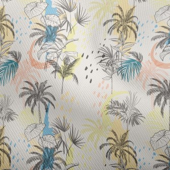 Hand Drawn Palm Trees Dobby