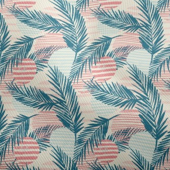 Palm Tree Lines Dobby