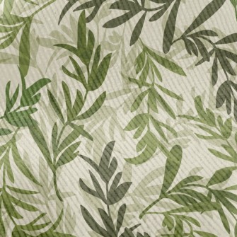 Lush Green Leaves Standard Corduroy