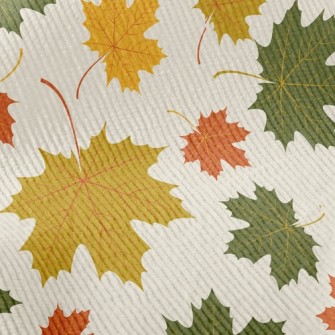 Falling Maple Leaves In Autumn Standard Corduroy