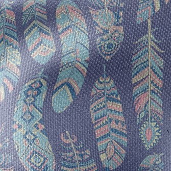 Ethnic Hippie Feather Waterproof Canvas