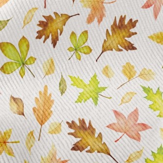 Elegant Autumn Leaves Standard Corduroy