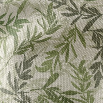 Lush Green Leaves Waterproof Canvas