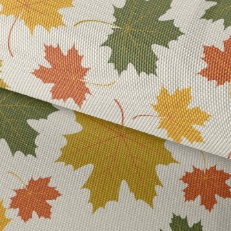 Falling Maple Leaves In Autumn Waterproof Oxford
