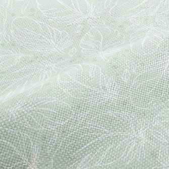 Hand Drawn Feathers Performance Linen