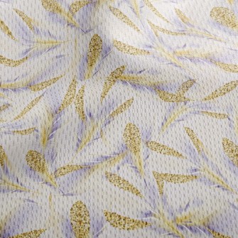 Golden Feather Athletic Mesh Flat Back