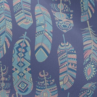 Ethnic Hippie Feather Chiffon