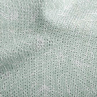 Hand Drawn Feathers Athletic Mesh Flat Back