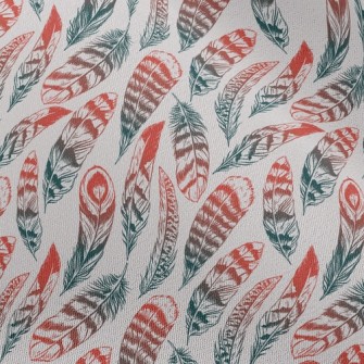 Fluorescent Color Feathers Chiffon