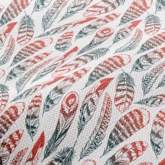 Fluorescent Color Feathers Performance Linen