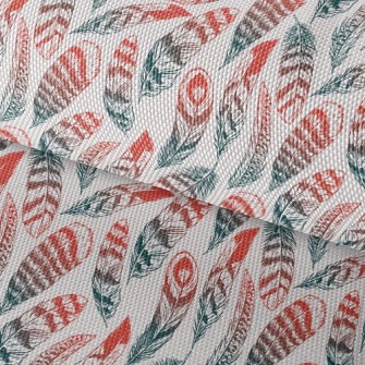 Fluorescent Color Feathers Waterproof Oxford