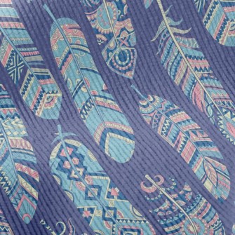 Ethnic Hippie Feather Standard Corduroy