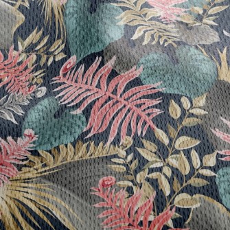 Tropical Psychedelic Plants Athletic Mesh Flat Back