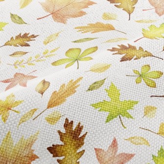 Elegant Autumn Leaves Performance Linen