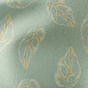 Monstera Leaves Waterproof Canvas