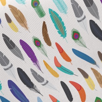 Various Feathers Twill