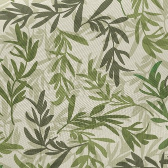 Lush Green Leaves Twill