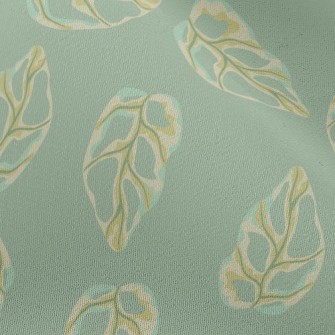 Monstera Leaves Chiffon